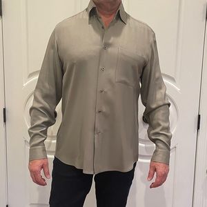 BOSS by Hugo Boss men’s silk shirt